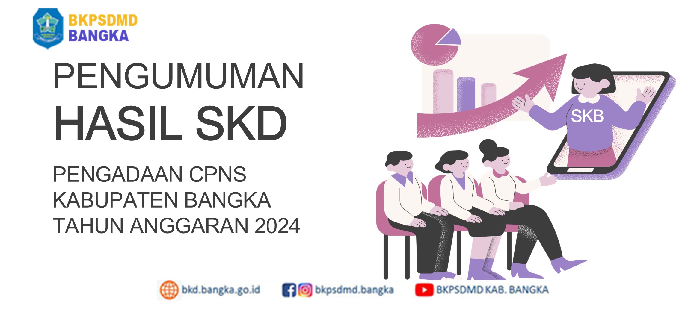 PENGUMUMAN HASIL SKD Pengadaan CPNS Kab. Bangka 2024 Portal Resmi